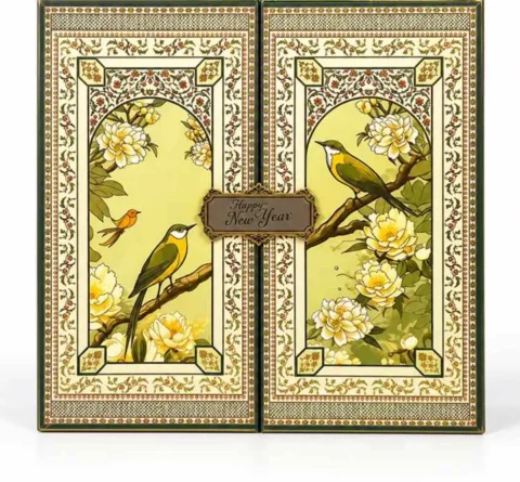 Set quà Tết Hoàng Kim – hộp cứng in logo