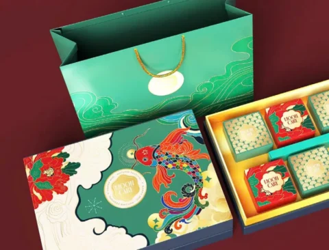 Set Trung Thu Kim Nguyệt – hộp cứng in logo